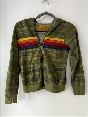 💚Aviator Nation Kids 5 Stripe Camo Hoodie💚 GUC $198